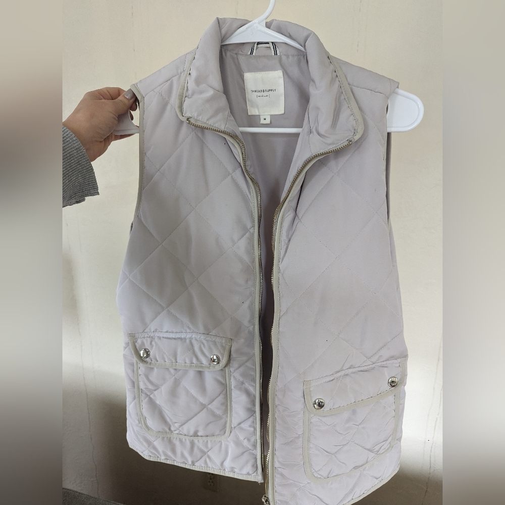 Thread & Supply Cream Vest